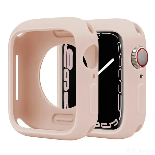 Premium Soft Silicone Smartwatch Protection Case - Durable and Stylish Shell Cover