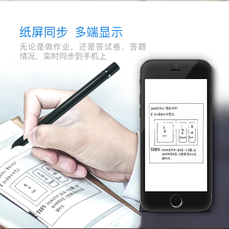 Qpen 스마트 펜, SDK 클라우드 노트 도트 매트릭스 펜, 필기 실시간 동기화, 휴대폰 블루투스 스타일러스 스마트