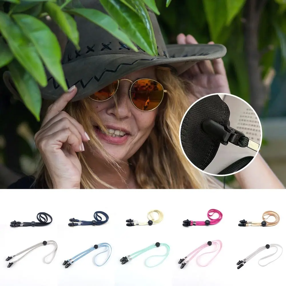 Hat Strap 1pc Boating Riding Windproof Hat Strap Clips