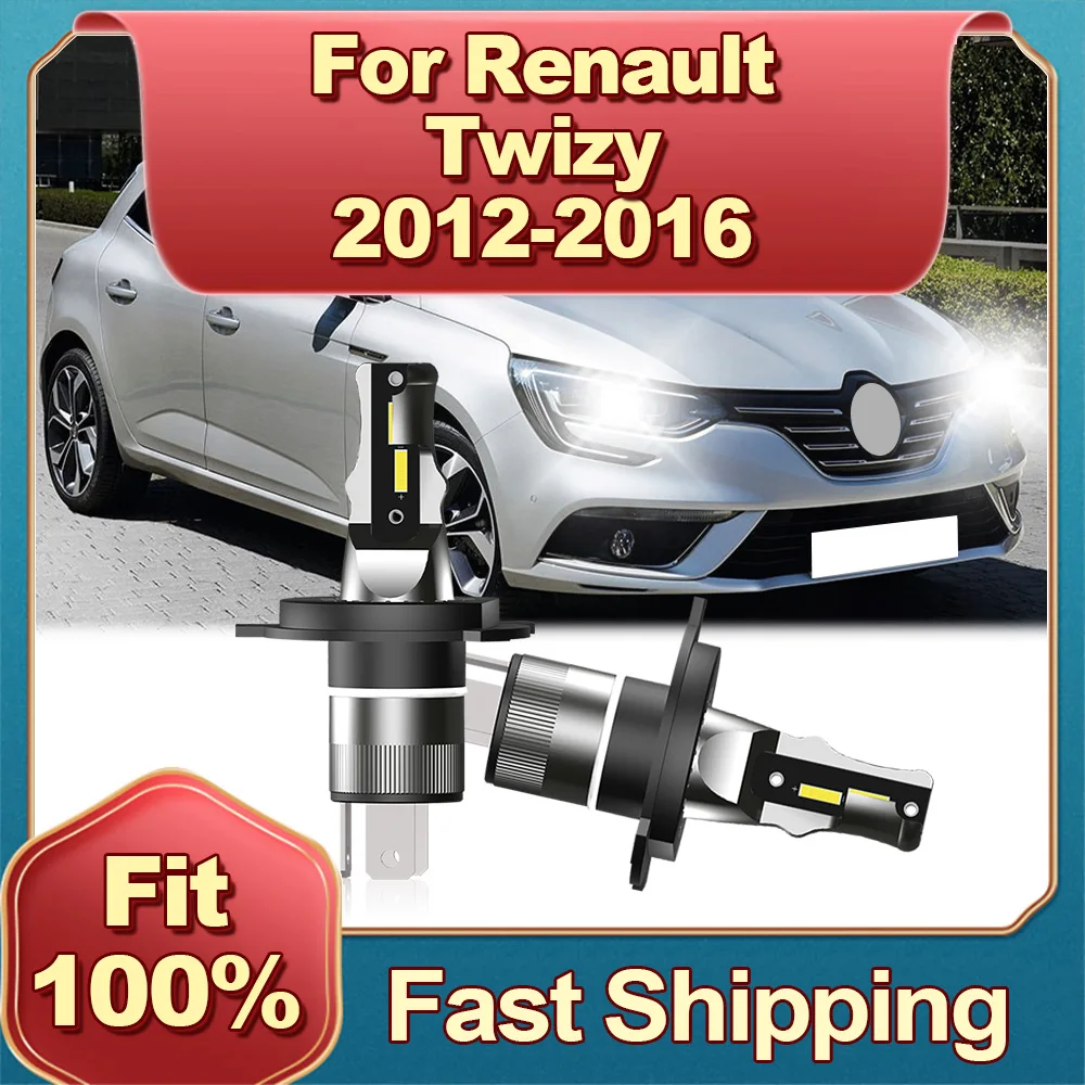 60000Lm Faro Csp Chip H4 Led Canbus Faro 6000K Lampadine Per Renault Twizy 2012 2013 2014 2015 2016