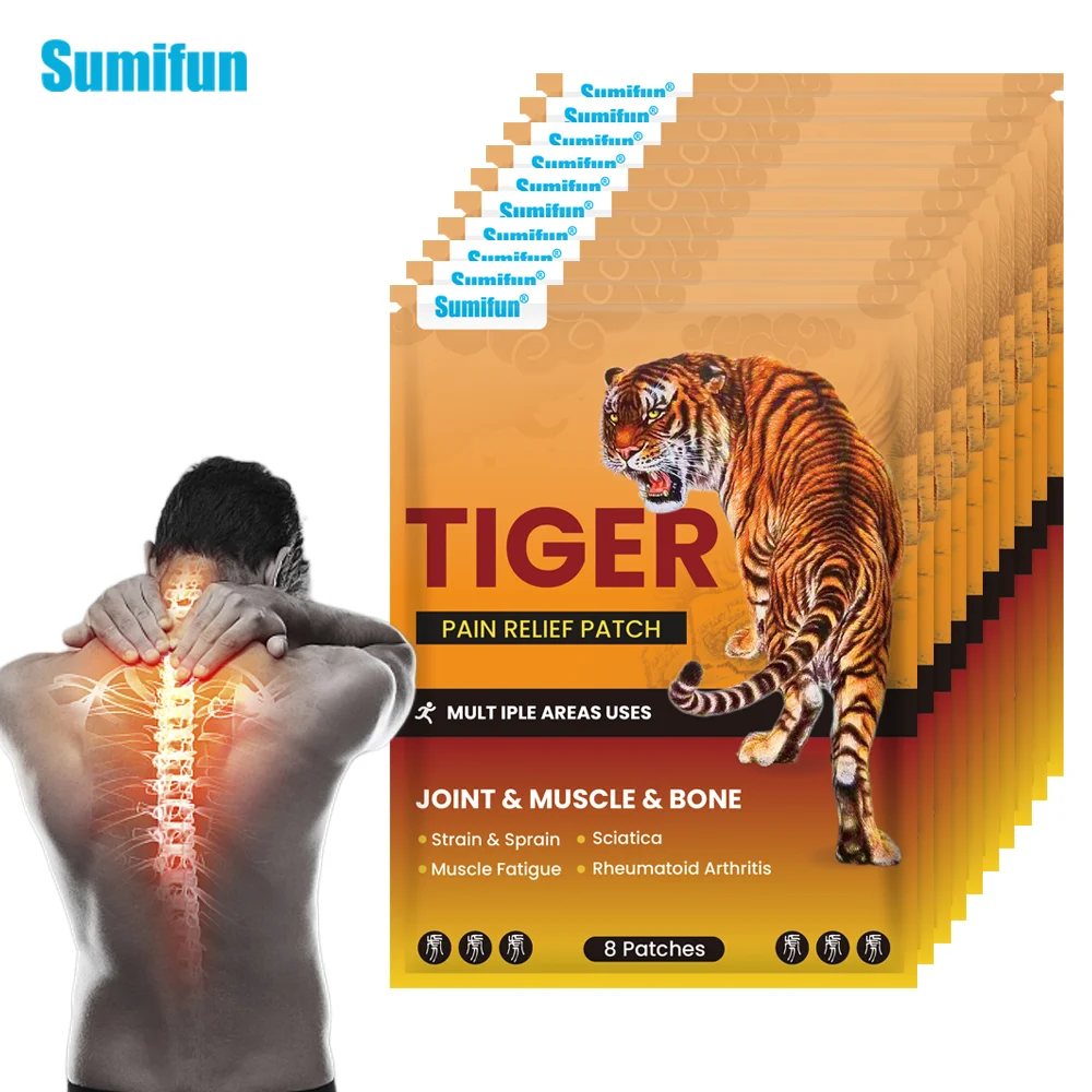 

40/80Pcs Tiger Balm Analgesic Patch Effective Joint Arthritis Rheumatoid Pain Relief Plaster Muscle Sprain Ache Medicine Sticker