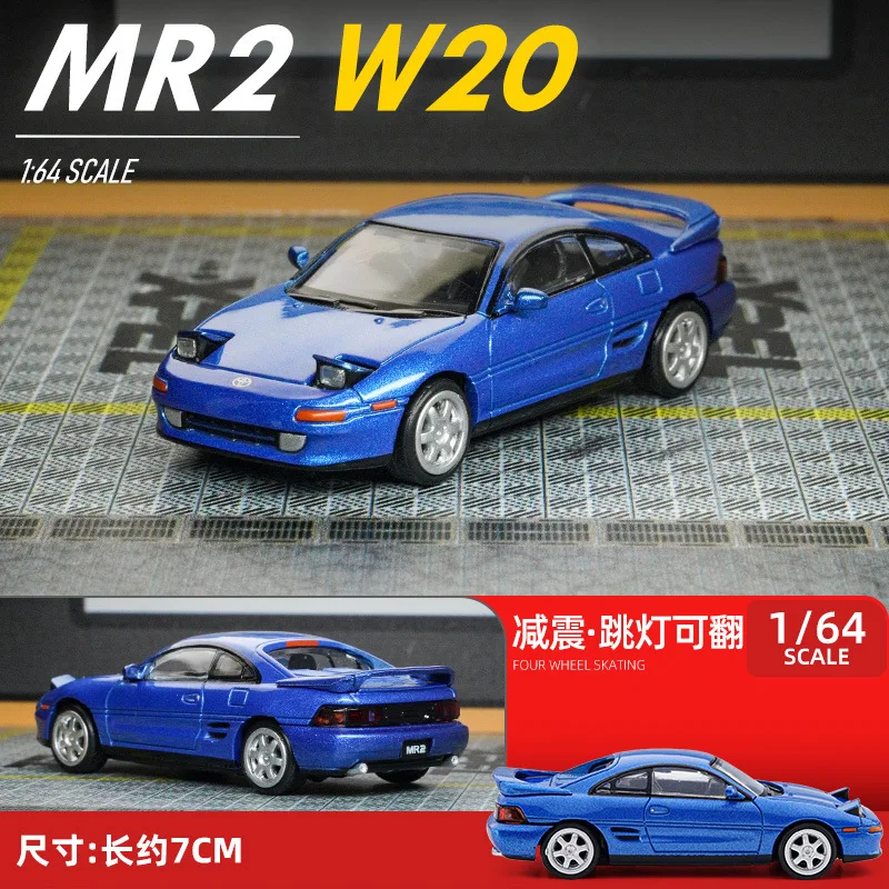 1:64 Toyota MR2 W20 Sports Car Alloy Simulation Small-scale Car