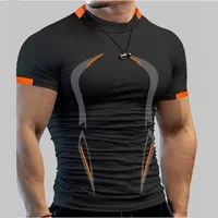 Sportswear Gym Breathable T Shirt Men Quick Drying Jogging T-Shirt 5