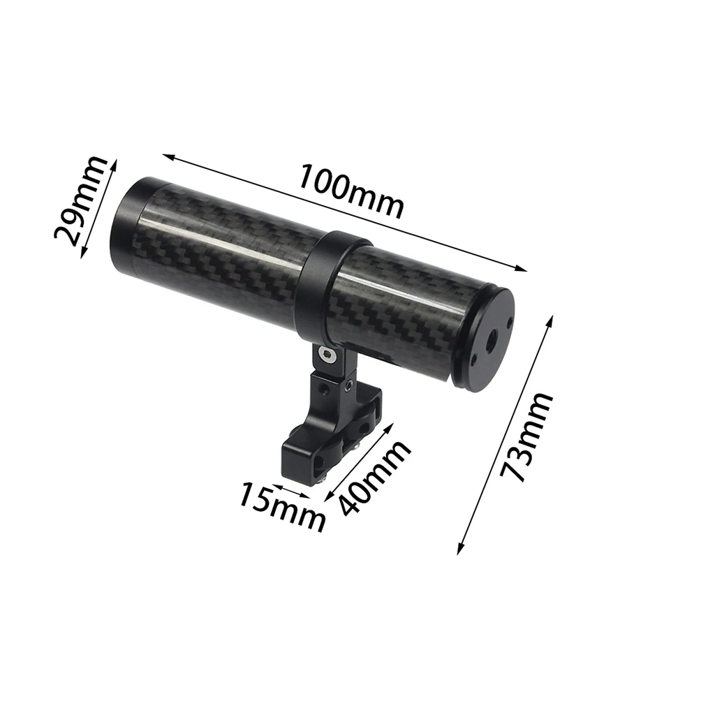 Kamerakäfig für Sony ZV-E10 mit seitlichem Holzgriff, oberer Griff aus Aluminium für Sony ZV E10 Vlogging Video Rig Filmherstellungssystem – Detail 3