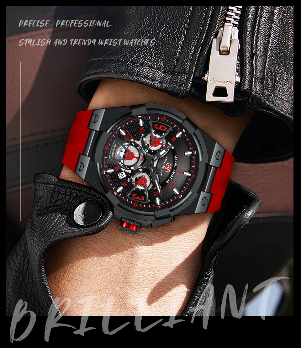 MINI FOCUS Quarzuhr für Herren, wasserdicht_voghion.com