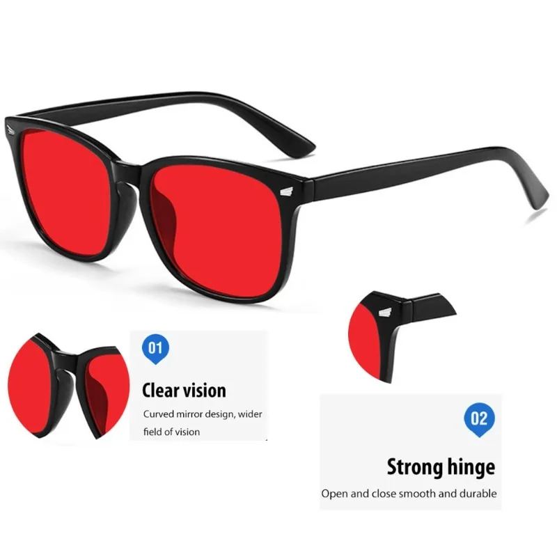 Bestselling Blue Light Blocking Red Lens Glasses for Women - Sleep & Computer Gaming Eyewear