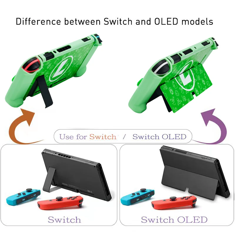 Luig-Nintendo Switch用のスタイリッシュな保護カバー,収納