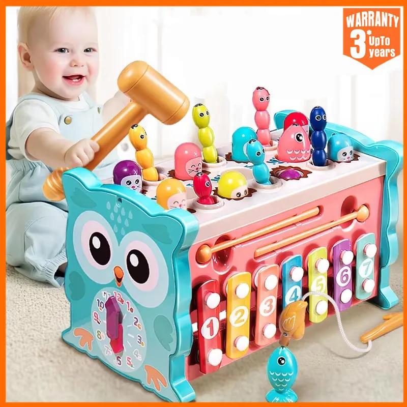 Montessori Baby Owl Activity Cube 1