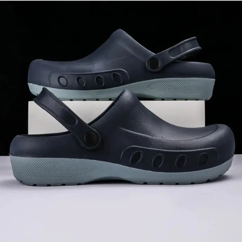 Mens EVA Platform Sandals for Men Anti-slip Outsole Comfort Garden Waterproof Sandals Big Size 40-49 Slippers