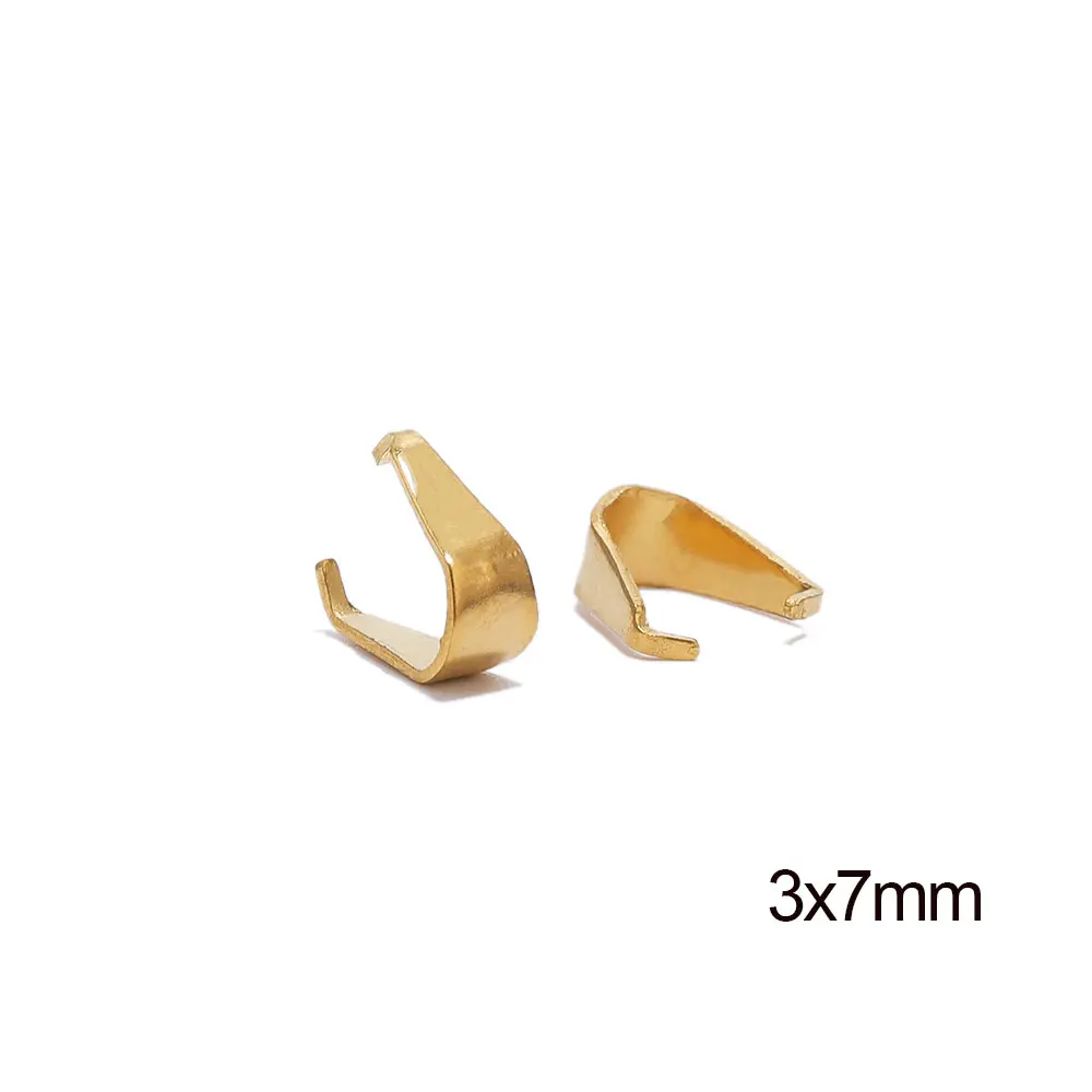 50 Stück Edelstahl-Haken, Clips, Verschlüsse, Anhänger, Schnalle, Klemmbügel, Perlen, Verbinder für DIY-Schmuckzubehör, Zubehör – Detail 5
