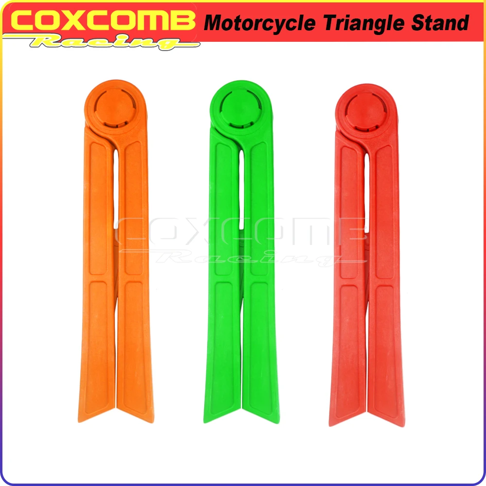 Motocross Universal Plastic Foldable Triangle Stand Side Support Kickstand For Dirt Pit Bike