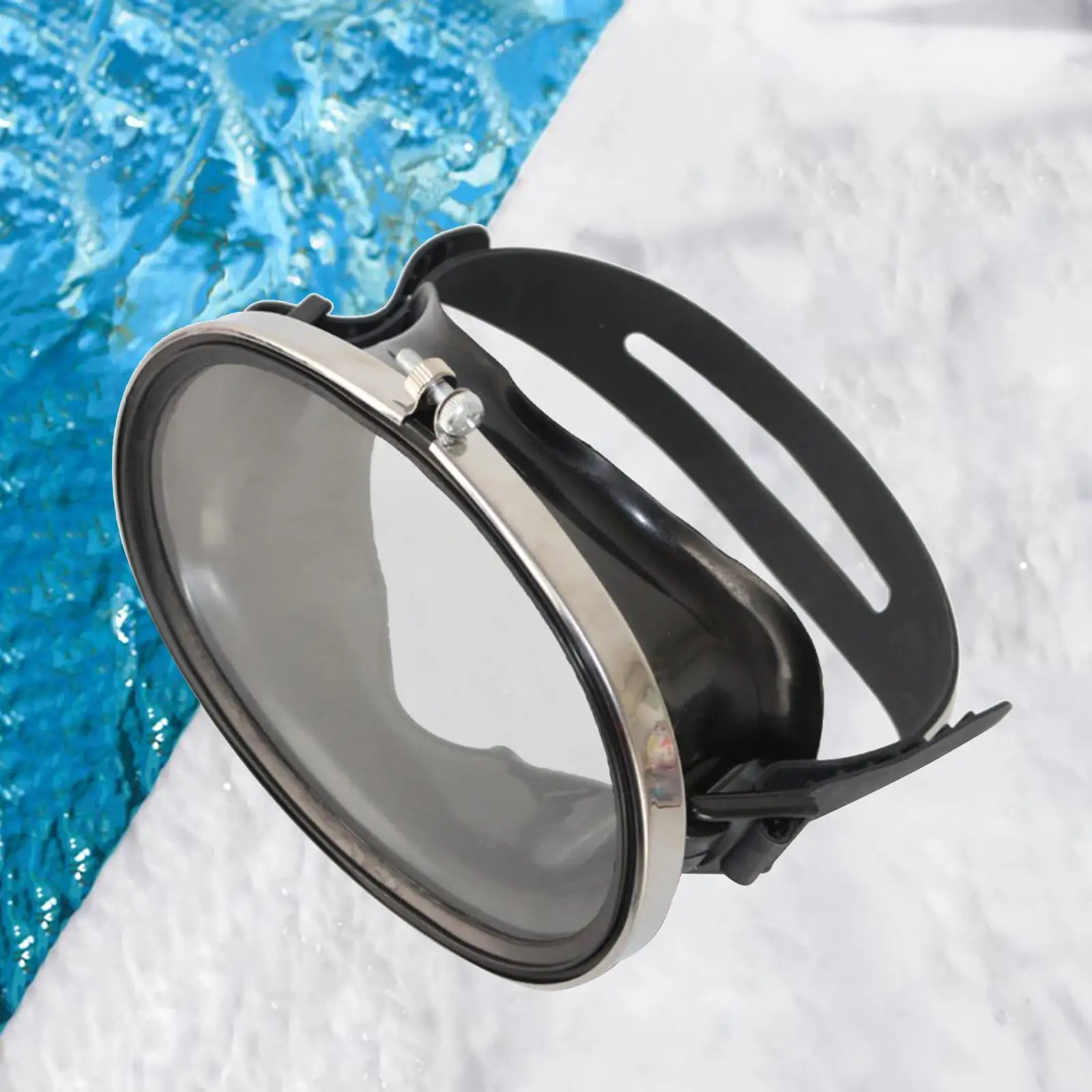 WaterSnorkeling Swimming Goggles, Retro Oval Classic Single Lens Snorkeling Diving