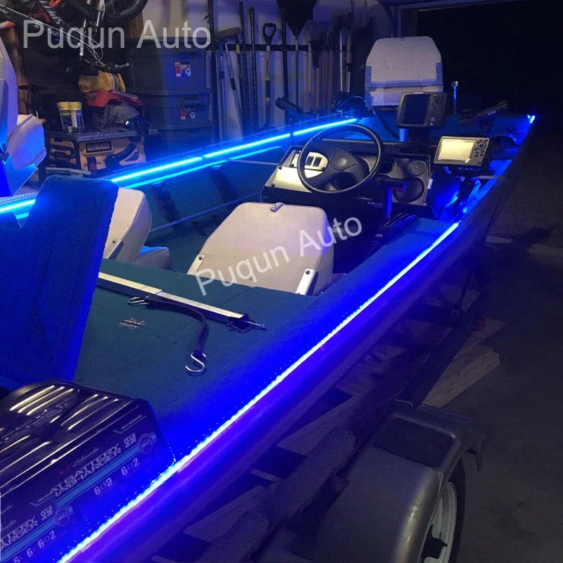 LED Strip Kit For Caravan Kayak Yacht Sailing Boat Marine Deck Accent Interior Lighting Waterproof 12v Bow Trailer Pontoon Light