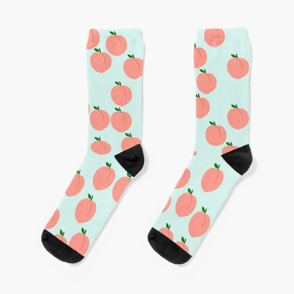 

Funny Peach Socks gifts Stockings compression golf Socks Woman Men's
