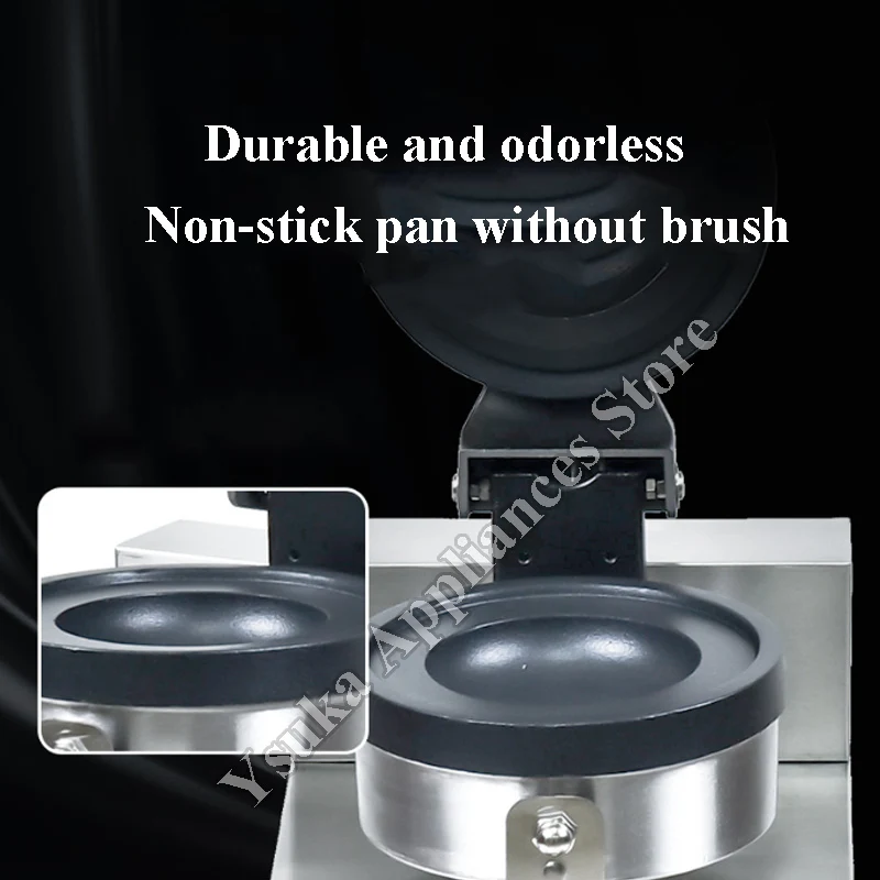 Electric Ice Cream Waffle Machine Commercial Burger Grill Gelato Panini Press Making Machines Burger Commercial Snacks
