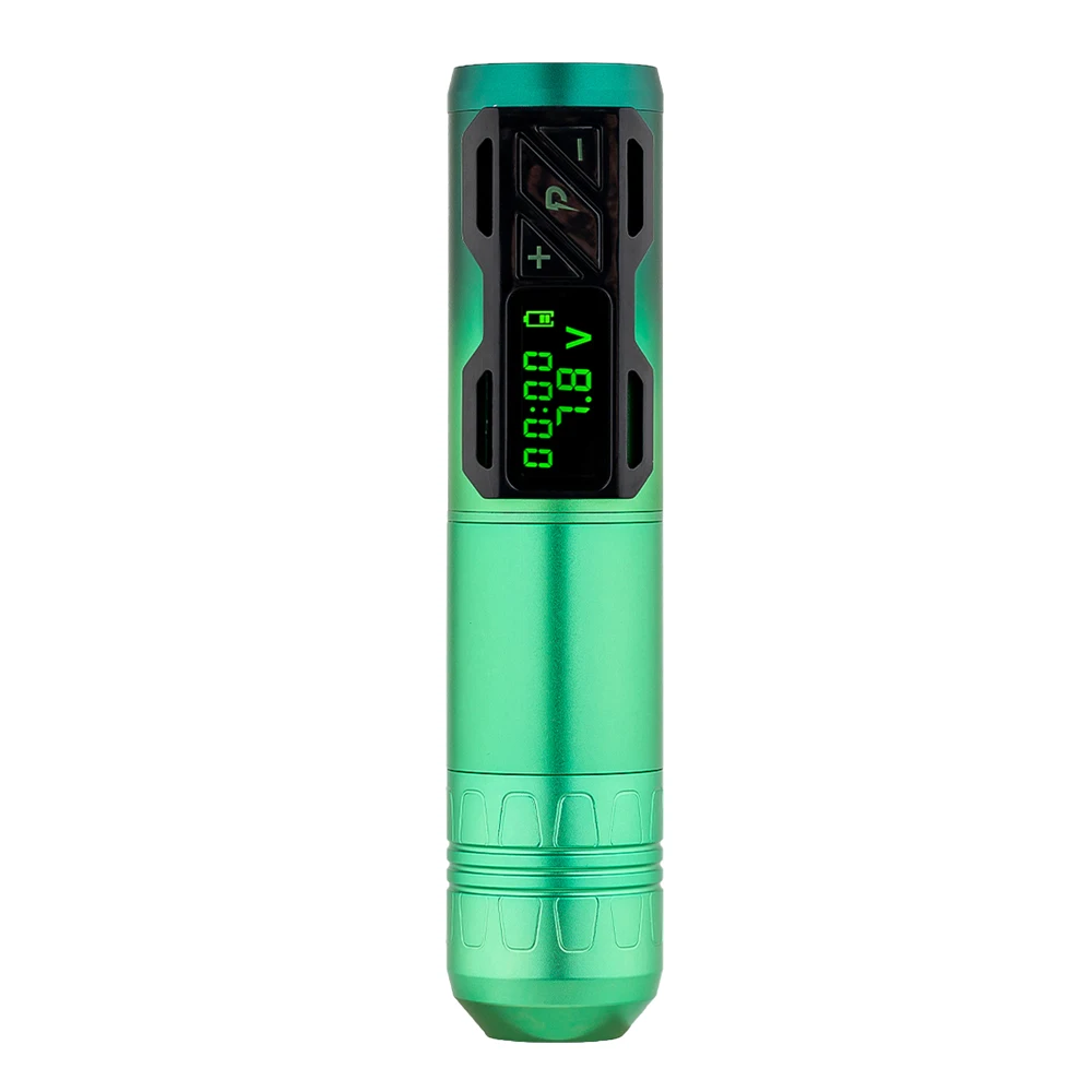 Tattoo Pen 4.0mm Stroke EZ Portex Gen 2S Wireless Battery Tattoo Pen Machine Swiss Motor LCD Digital Display Artist Body Permanent Makeup