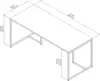 Method 72W Table Desk in White 3