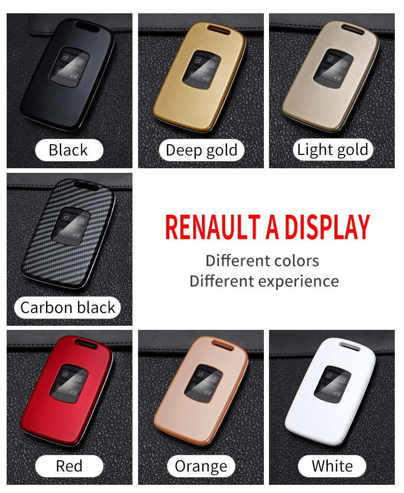 Portachiavi per Auto in fibra di carbonio per Renault Megane 3 Clio 4 5 Captur Trafic Kangoo Twingo Laguna Scenic accessori Auto - Sc37c98dff7d8456c8f4fe9aa0c99d068y