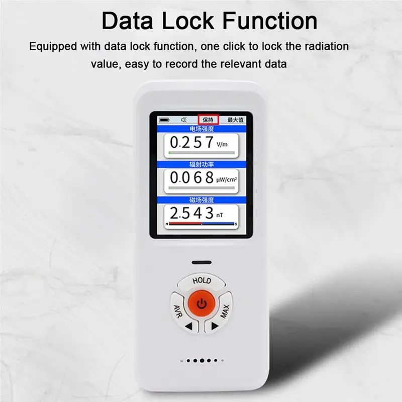 ABUI-1 PCS 전자기 방사선 감지기 디지털 EMF 측정기 가정용 TFT 2.0 컬러 디스플레이