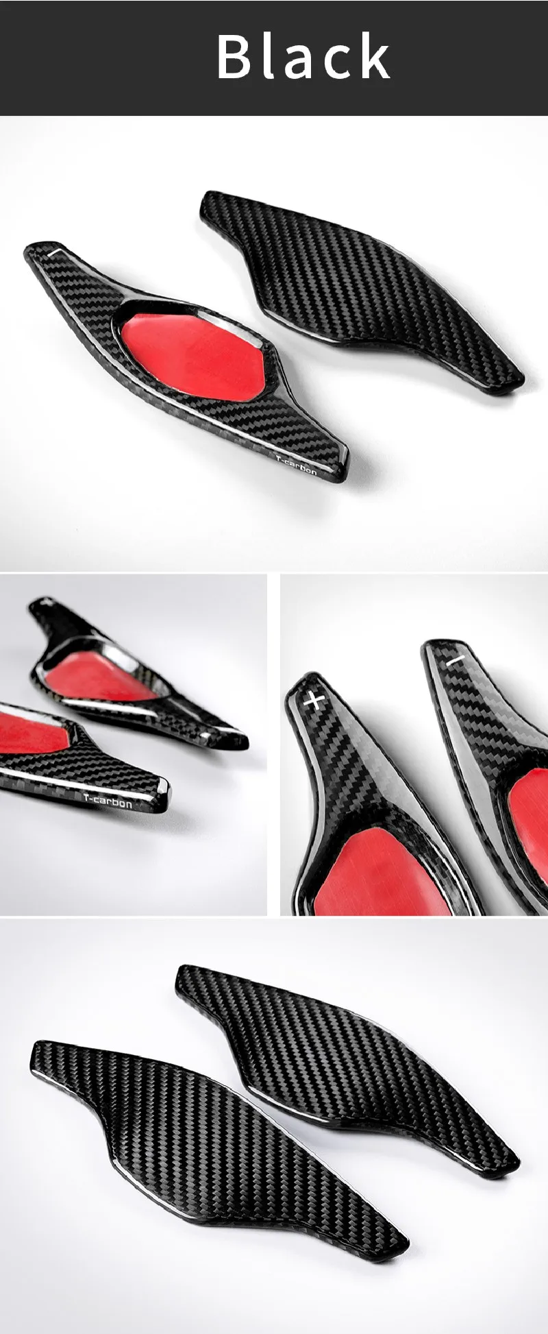 Carbon Fiber Steering Wheel Shift Paddle Extension Shifter For Cadillac XTS XTS5 Paddle Shifters Car Accessories