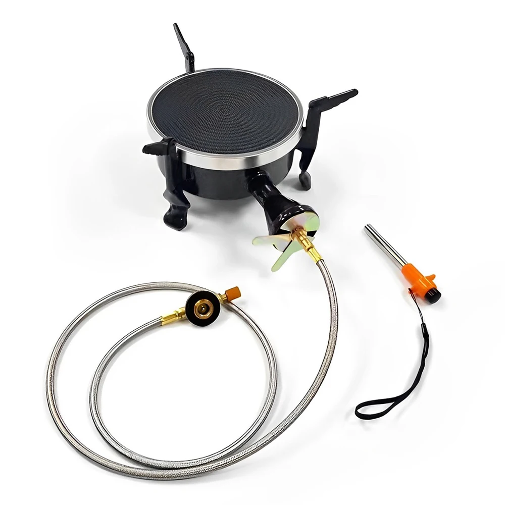 Rapid Heating Infrared Stove 2900 W Energy-Saving Camping Gas Stove Stainless Steel Infrared Efficient Cooking Burner