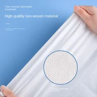 Disposable Bed Sheet Four Sets Travel Portable Disposable Hotel Supplies Dirty Isolation Bed Sheet Duvet Cover Double Set 3