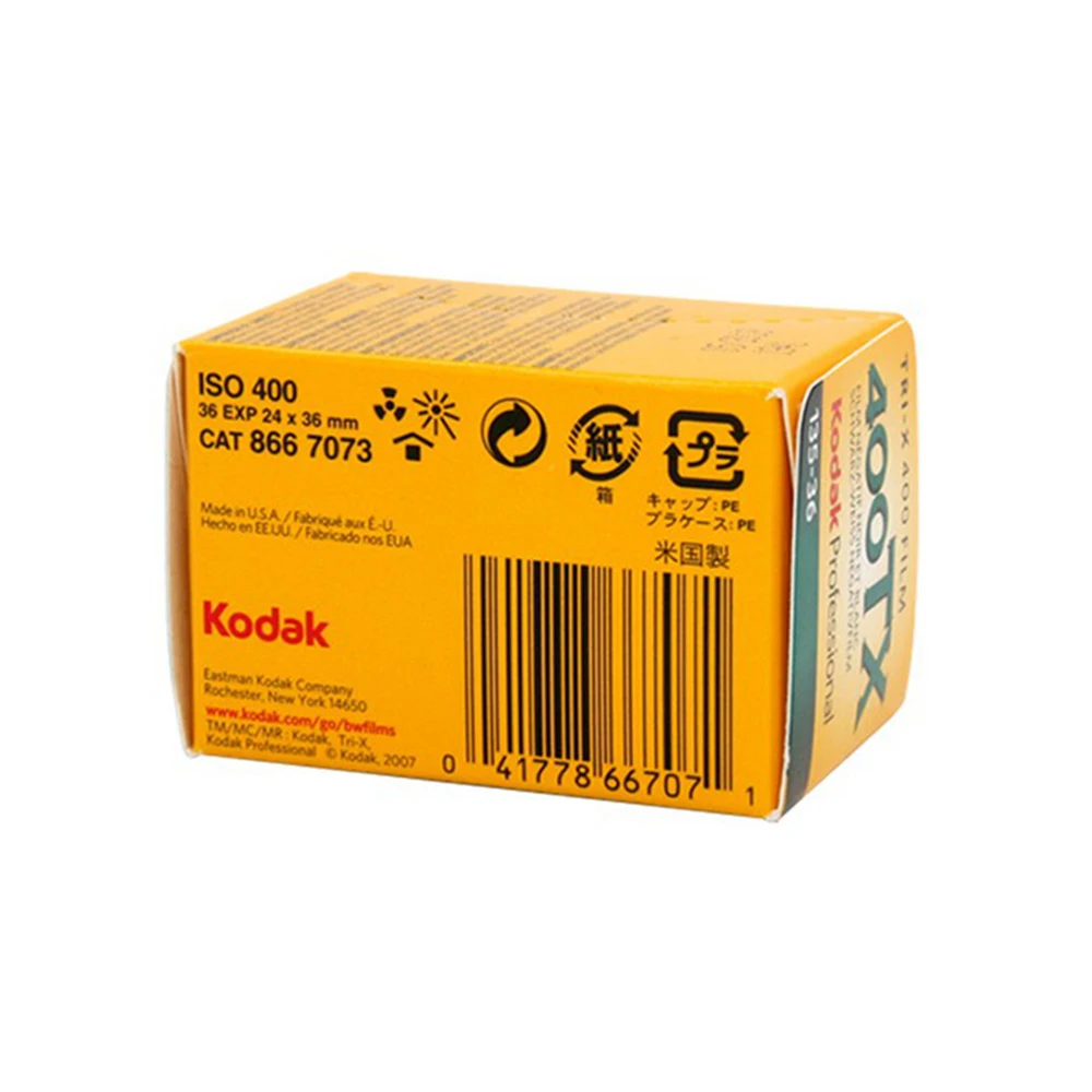 Original Kodak TRI-X 400TX Professional IOS 400 135mm Black & White Negative Film 1-5 Roll (Expiration Date: 2025)