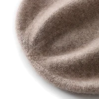 2024 Winter Unisex 100 Cashmere Hats Outdoor Casual Keep Warm Solid Color Cashmere Knitted Beanie Hat Women /Men Hedging Caps 6