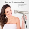 Hair Dryer with Diffuser Ionic Blow Dryer High-Speed Brushless Hairdryer Low Noise Air Blower 5 In 1 Hair Styler Curling Wand 6