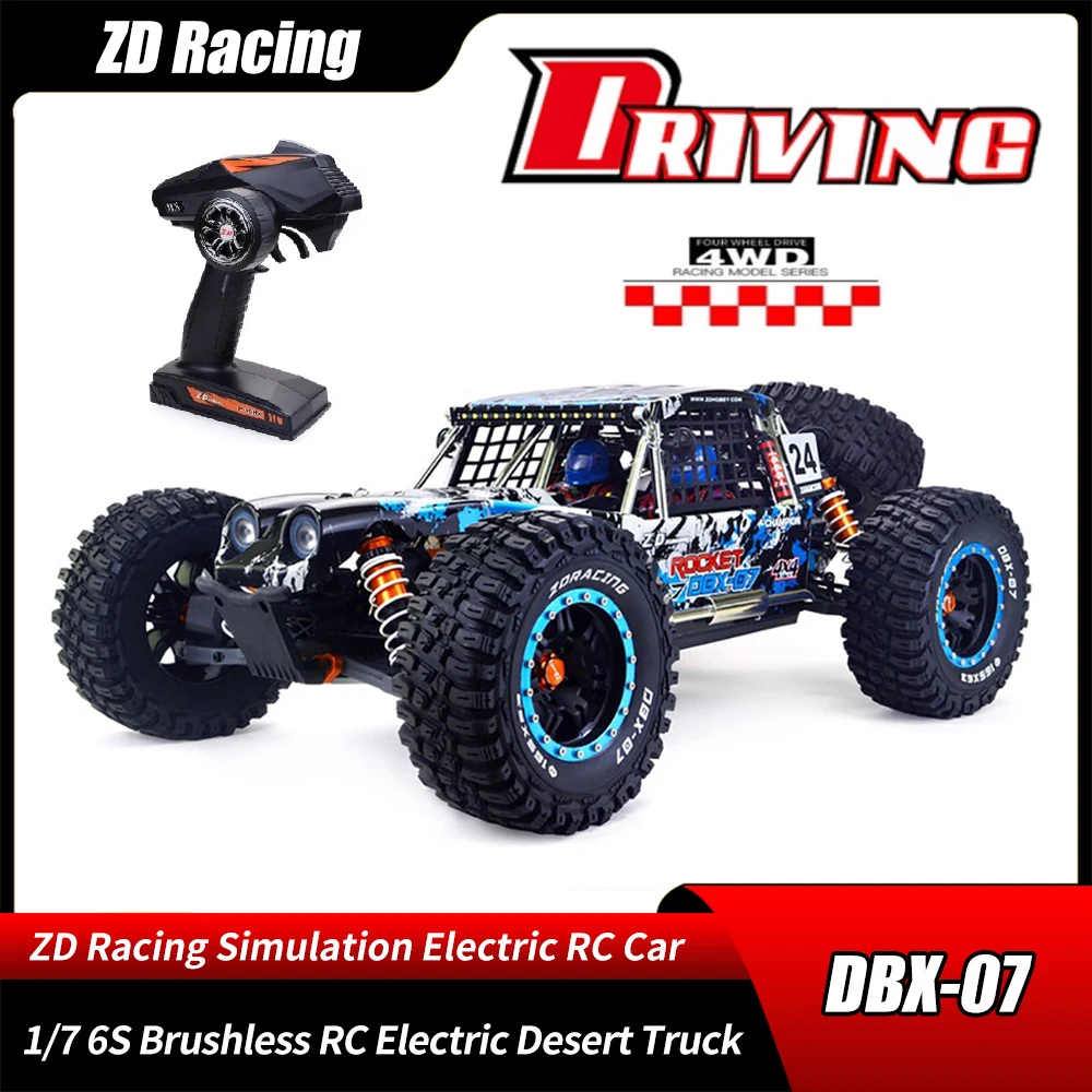 

ZD гоночный телефон 1/7 2,4G 4WD 80 км/ч высокоскоростной бесщеточный внедорожник RTR с дистанционным управлением электрические игрушки модели для детей