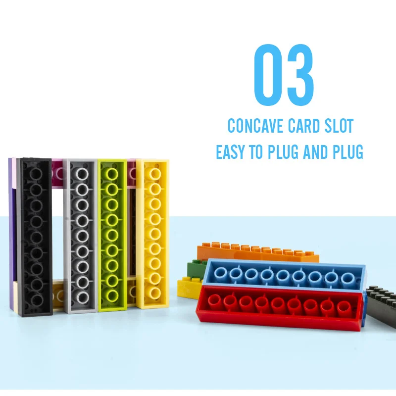 building block 2X3 2X4 2X6 2X8 2X10 hole Black brick basic