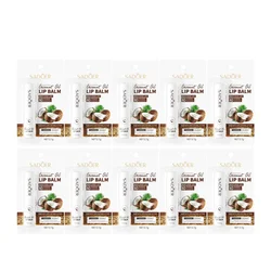 Aloe Vera Double Protection Hydrating Lip Balm with Vitamin Essence (10Pcs)