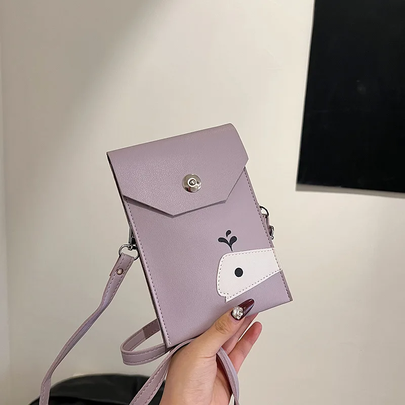 

2024 сумки через плечо с клапаном, женские Мини-кошельки и сумки для девушек, женская простая однотонная дизайнерская сумка для телефона