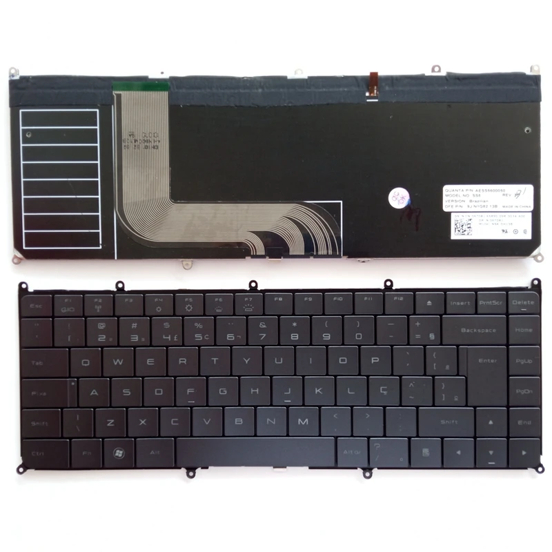 Tastiera Per Laptop Per Dell Adamo 13 13D 13-A101 Xps P02S Black Us United States Edition