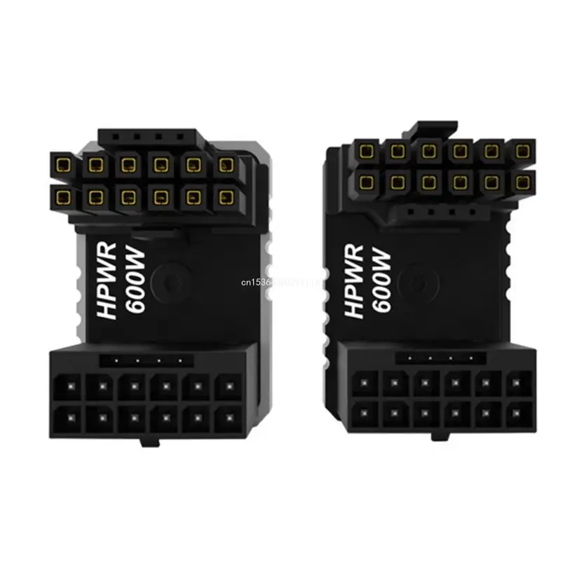 

12VHPWR Angled Adapter 16 Pin ATX3.0 Graphics Card Power Converter Head 12+4Pin Adapter Plate High Performances Dropship