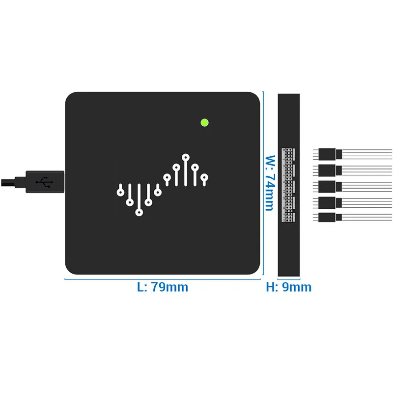 TZT  м, 16-CH, 1GHz  ӵ, USB 3.0 뿪, ִ DSLogic U3Pro16/32, 5Gbps