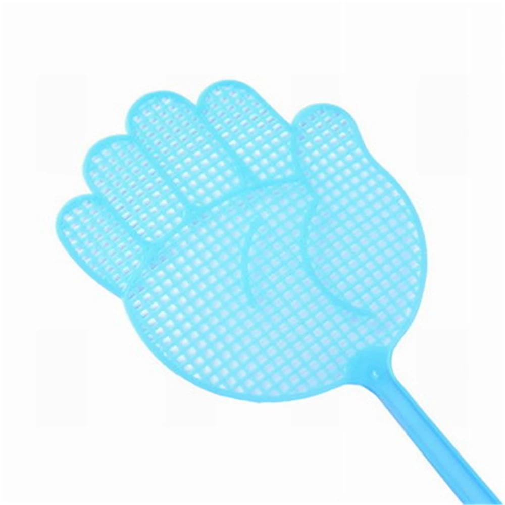 Fly Swatter 1~10PCS Fly Swatters Cute Palm Pattern Plastic Flyswatters Mosquito Pest Control Insect Killer Home Kitchen Accessories Random