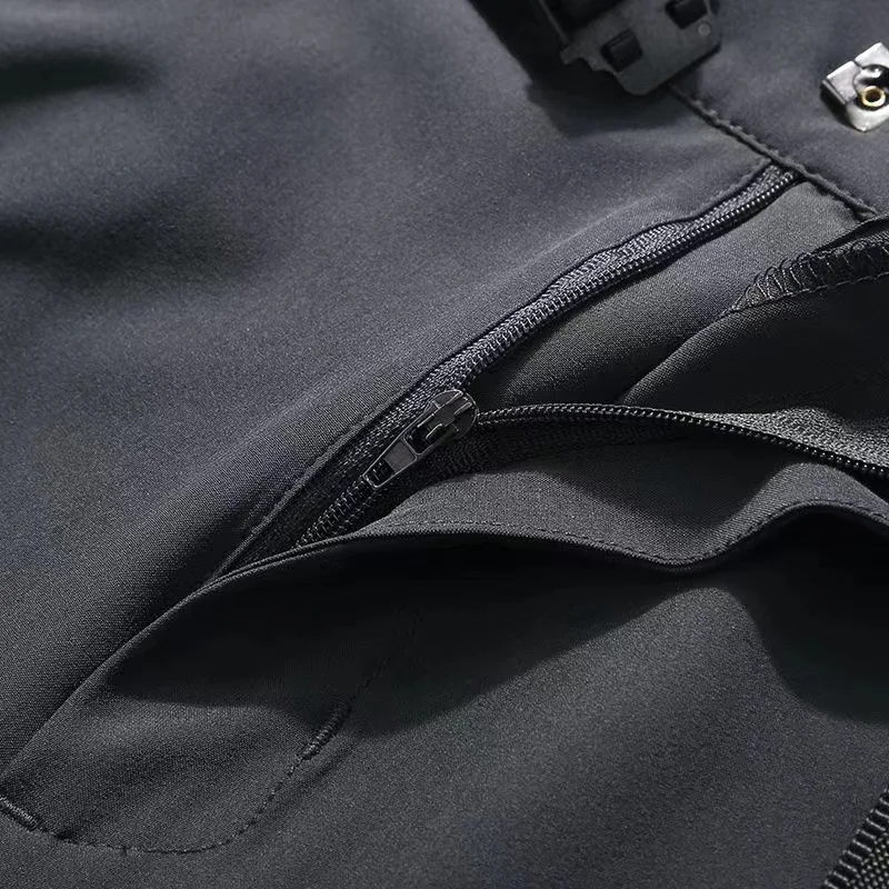 Men Fishing Pants Men Hiking Pants Summer Men Elastic Thin Pants SoftShell Outdoor Waterproof Camping Trekking Hiking Fishing Cycling Climbing Detachable Trousers