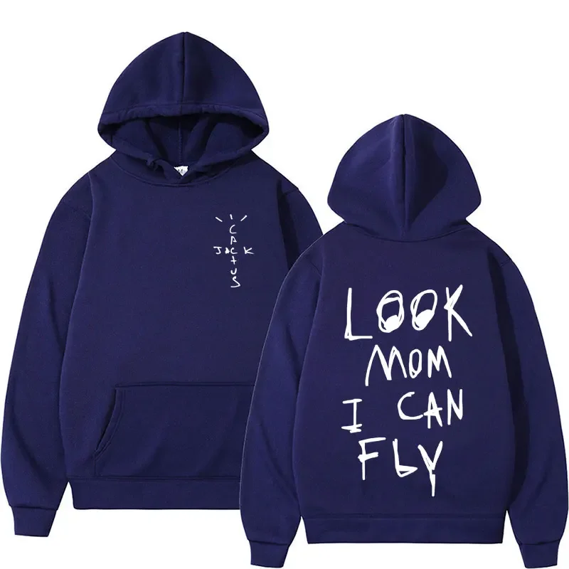 thumbnail image 1 of Sudadera con capucha para hombre y mujer, suéter con estampado de álbum rapero, Cactus Jack, moda informal, estilo Hip Hop, ropa de calle de gran tamaño, 1 of 5
