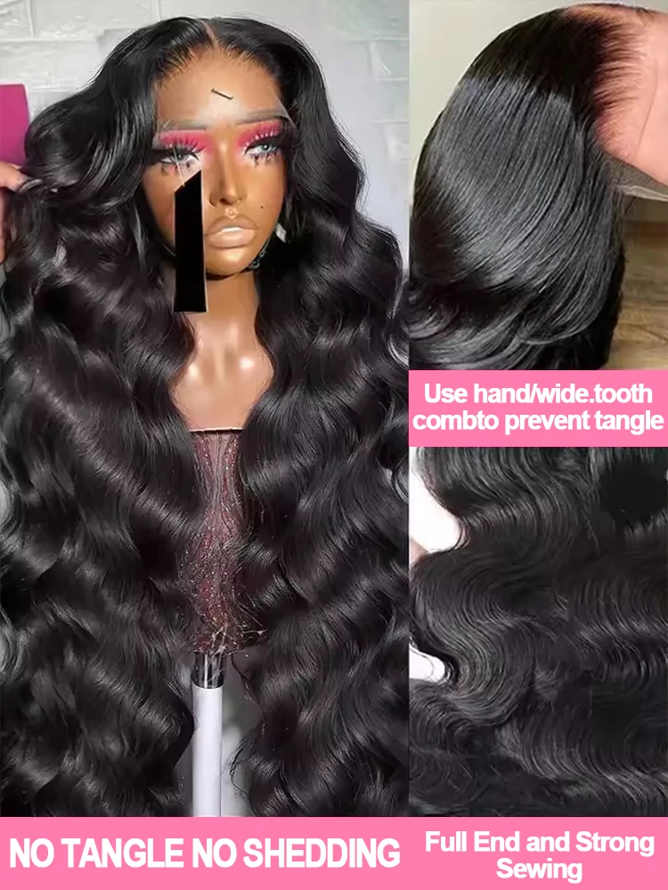 Human Hair Wig 13x4 Hd Lace Frontal Wig Body Wave Lace Front Human Hair Wigs PrePlucked Remy Water Wave 5x5 Glueless Women