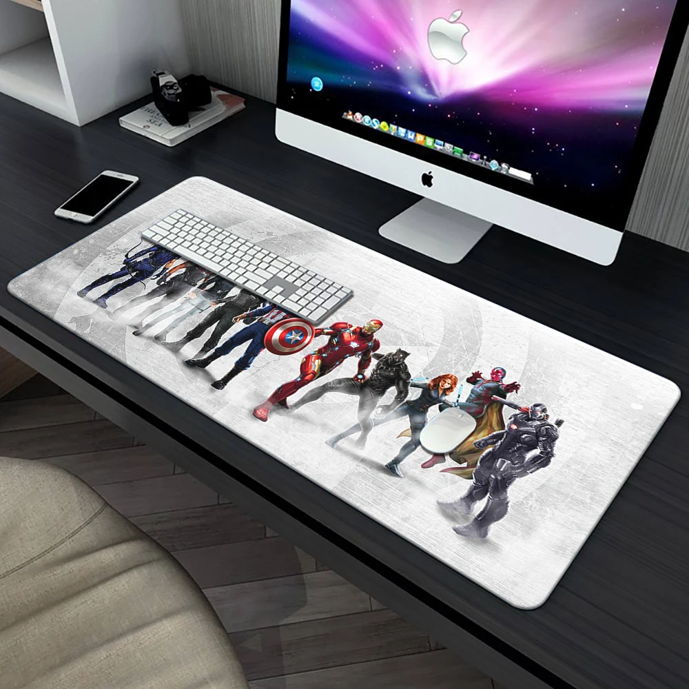 Marvel movie print Mouse Pad Keyboard Gaming Accessories Mouse Mats Game Office Computer PC Gamer Laptop Desk Mat