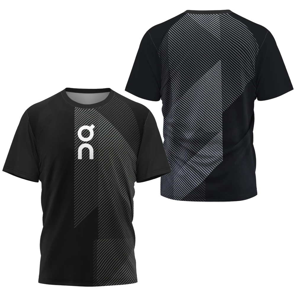 

New Men's Brand Tennis Outdoor Sports Tops Clothing Fashion Badminton Wear Short Sleeve Oversized Running Fitness Tight Tshirts