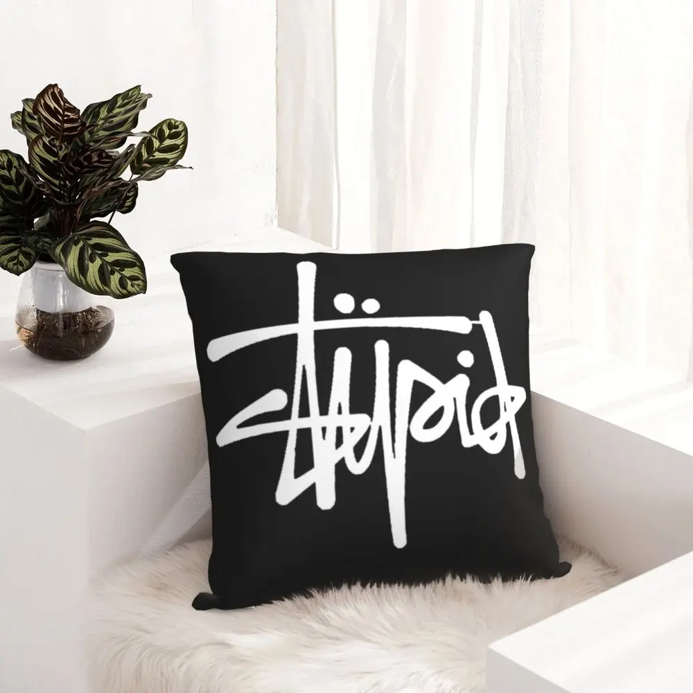 Stussy Cushion Cover Decorative Cushion Pillows Stussy Stupid