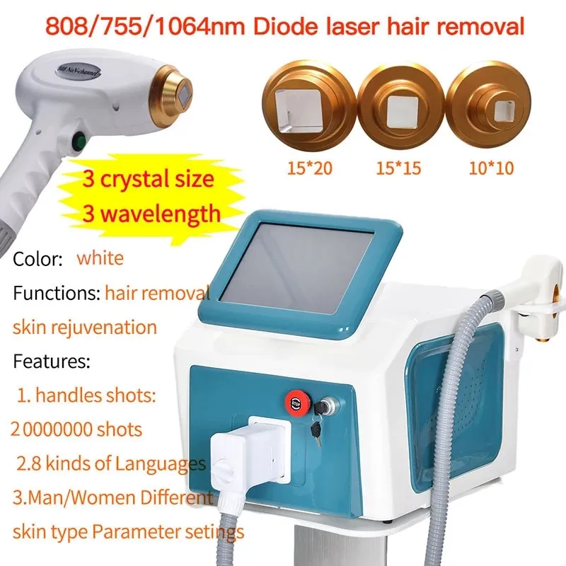 Big deal 808 755 1064 alma soprano ice platinum titanium 1200W alexandrite laser diode hair removal machine |
