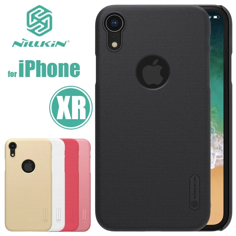

for iPhone XR Case Nillkin Super Frosted Shield for iPhoneXR Hard PC Back Cover Ultra-Thin Case for iPhone XR Nilkin Phone Case
