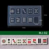 Chinese 3D Mahjong Art Nail Kit Silicone Molds New Year Trendy Lucky Carving Molds UV Gel Stamper Makeup DIY Chic Manicure Tools 4