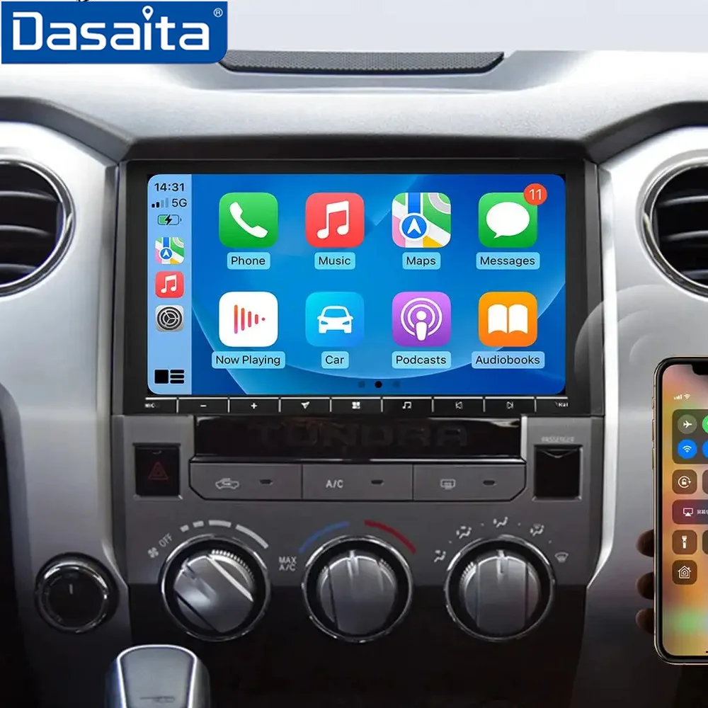 

Dasaita G12 for Toyota Tundra 2012-2022 Qualcomm 66510.2" QLED Screen 4G LTE Wireless Carplay Android Auto Radio Car Stereo