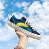 Men Canvas Breathable Vulcanized Shoes Spring New Fashion Student Canvas Non Slip Wear Resistant Thick Soled Casual Sports Shoes 4