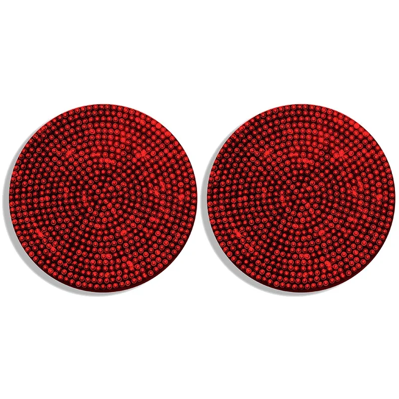 Luxury Bling Diamond Car Cup Holder Coaster Set – Premium Silica Pad Interior Accessories