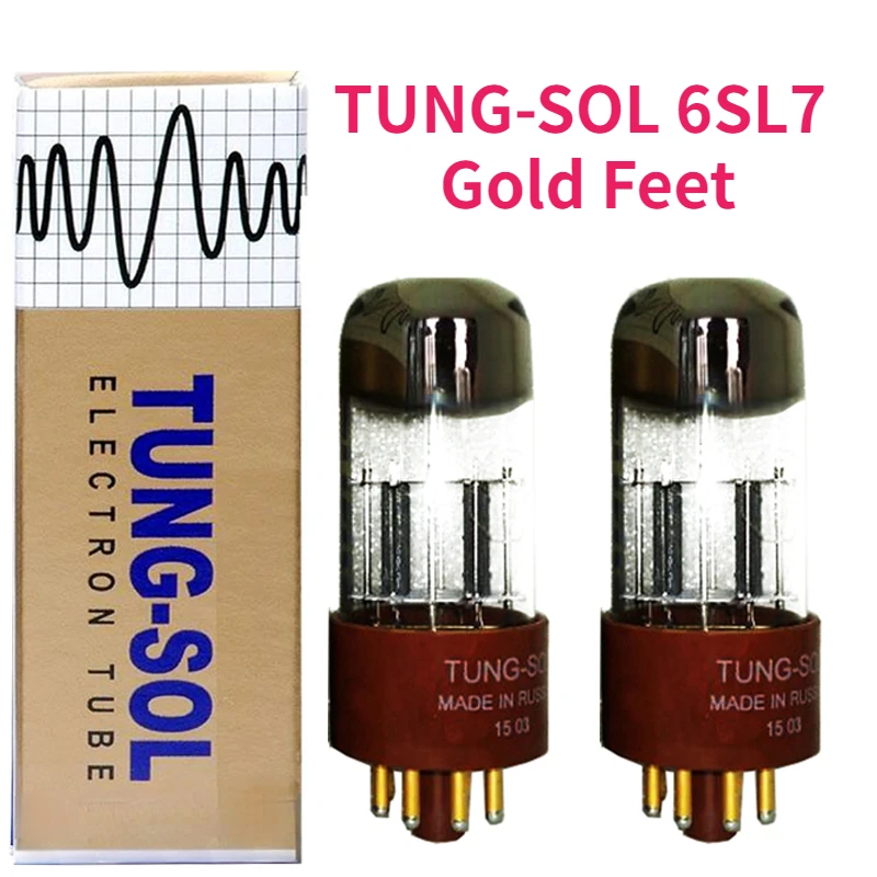 진공관 TUNG-SOL 6SL7 골드 풋 및 커먼 풋 교체, 6N9P 6H9 5691 공장 테스트 매칭 튜브, HIFI 오디오 전력 증폭기